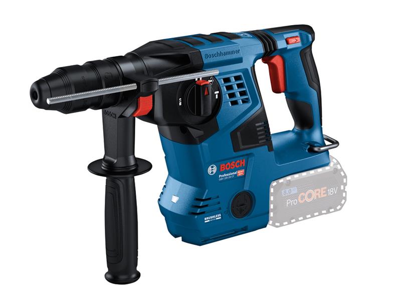 Bosch SDS Plus Rotary Hammer 18V Bare Unit BITURBO GBH 18V-28 CF BSH611921001
