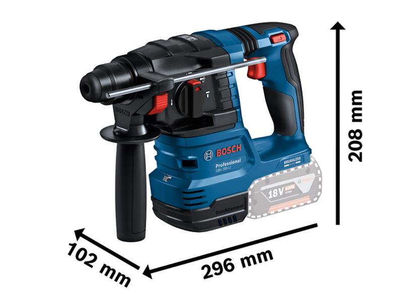 Bosch SDS Plus Rotary Hammer 18V Bare Unit Fits All Bosch 18V Batt BSH611924000