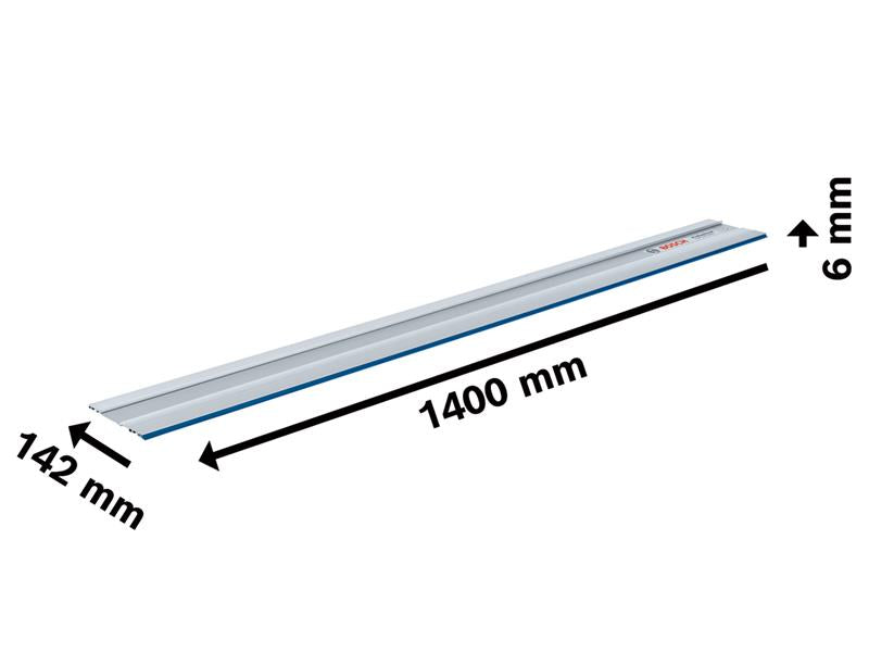 Bosch FSN Professional Guide Rail Kit 1400mm Connector & Carry Bag BSH615990M8Z