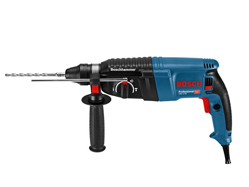 Bosch SDS Plus Rotary Hammer 800W 110V Auxiliary Handle & Carry Case GBH226L