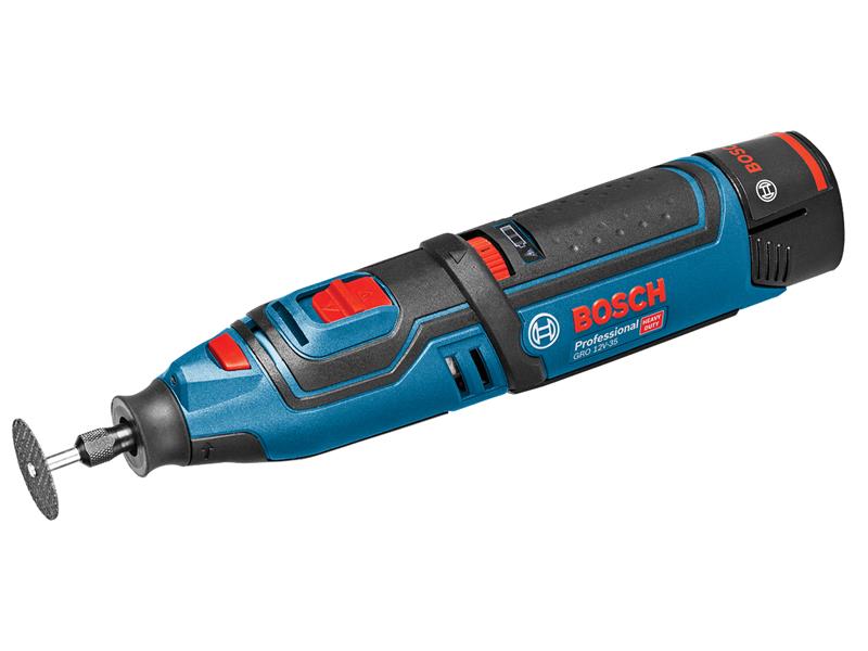 Bosch GRO 12V-35 Rotary Tool 12V 2 x 2.0Ah Li-ion + Accessories BSHGRO12V35
