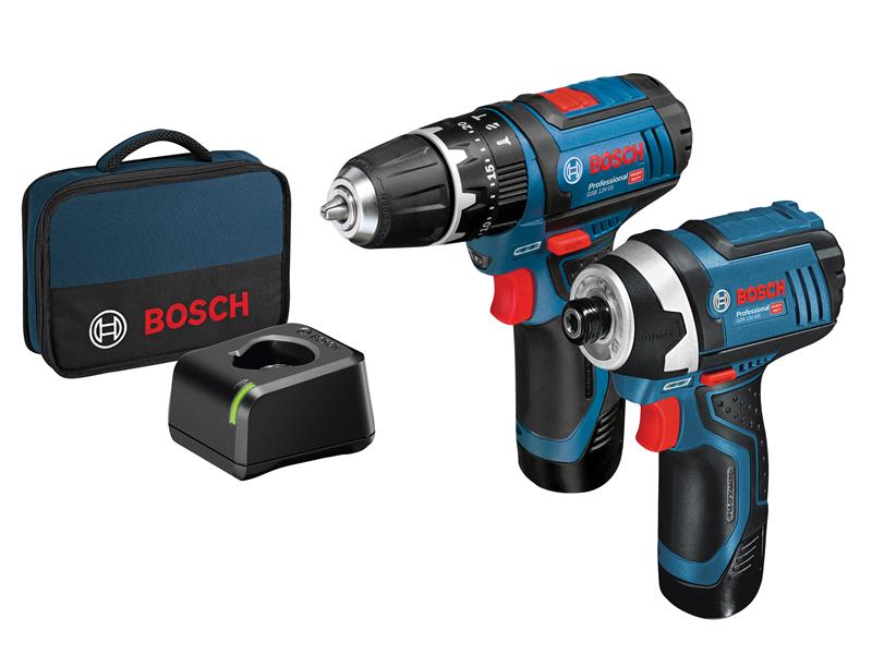 Bosch 06019A6979 Twin Pack 12V 2 x 2.0Ah Li-ion BSHGSBGDR12