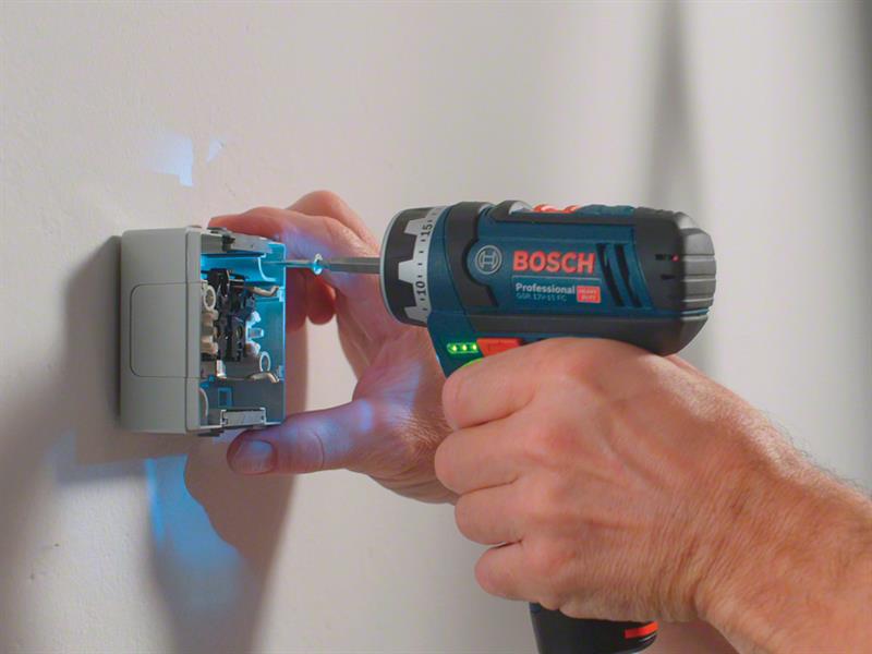 Bosch GSR 12V-15 Drill Driver with GFA12 Accessory Set 12V 2 x 2.0Ah Li-ion BSHGSRGFA12