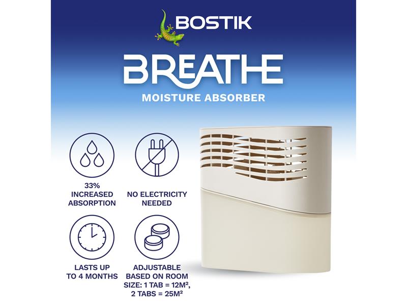 Bostik Breathe Moisture Absorber Unit 1.2 Litre Tank BST30624757