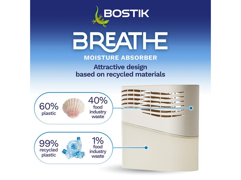 Bostik Breathe Moisture Absorber Unit 1.2 Litre Tank BST30624757