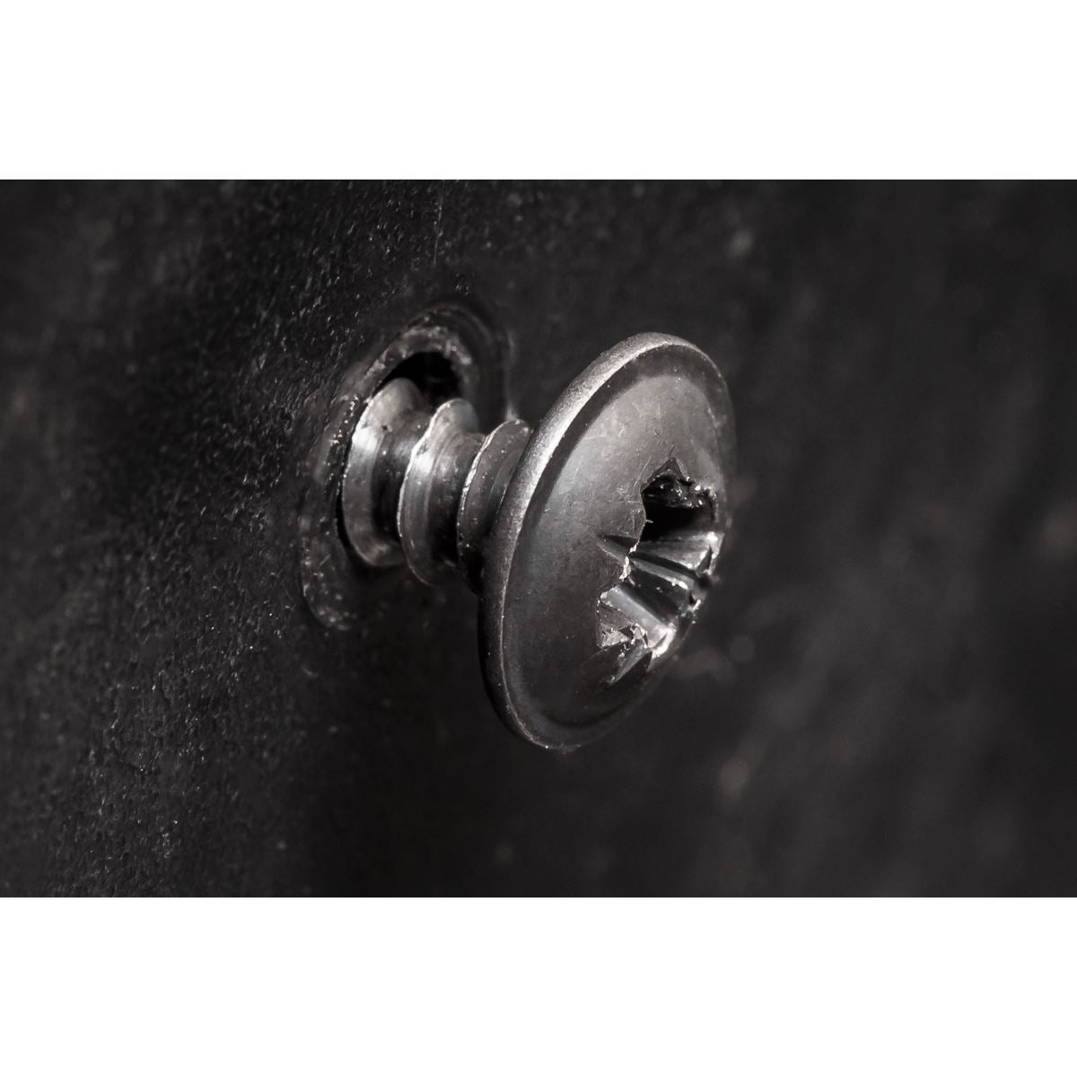 Sealey Self-Tapping Screw 3.5 x 10mm Flanged Head Black Pozi Pack of 100 BST3510