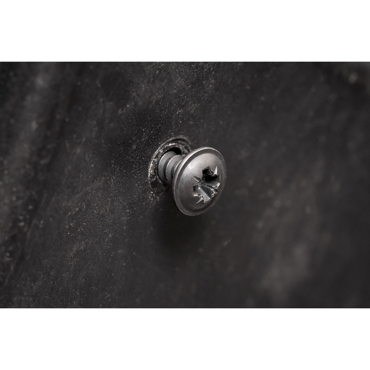Sealey Self-Tapping Screw 3.5 x 10mm Flanged Head Black Pozi Pack of 100 BST3510