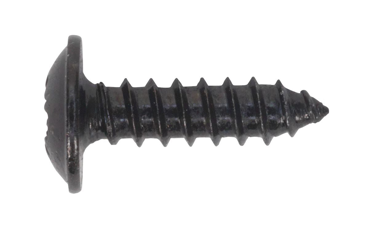 Sealey Self-Tapping Screw 3.5 x 13mm Flanged Head Black Pozi Pack of 100 BST3513