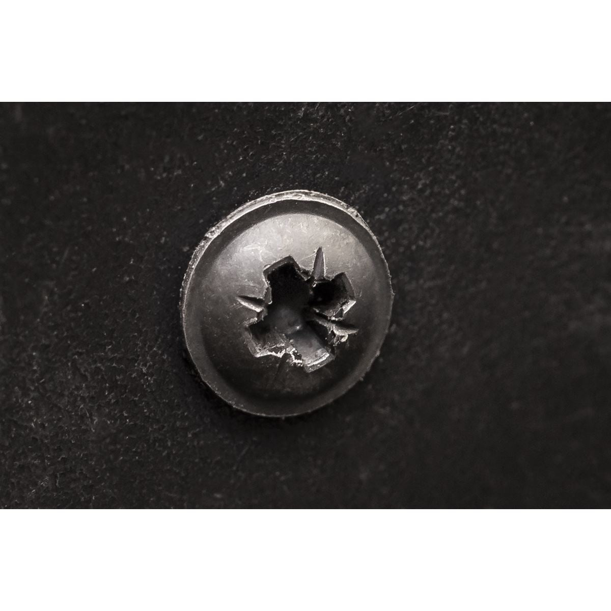 Sealey Self-Tapping Screw 3.5 x 13mm Flanged Head Black Pozi Pack of 100 BST3513