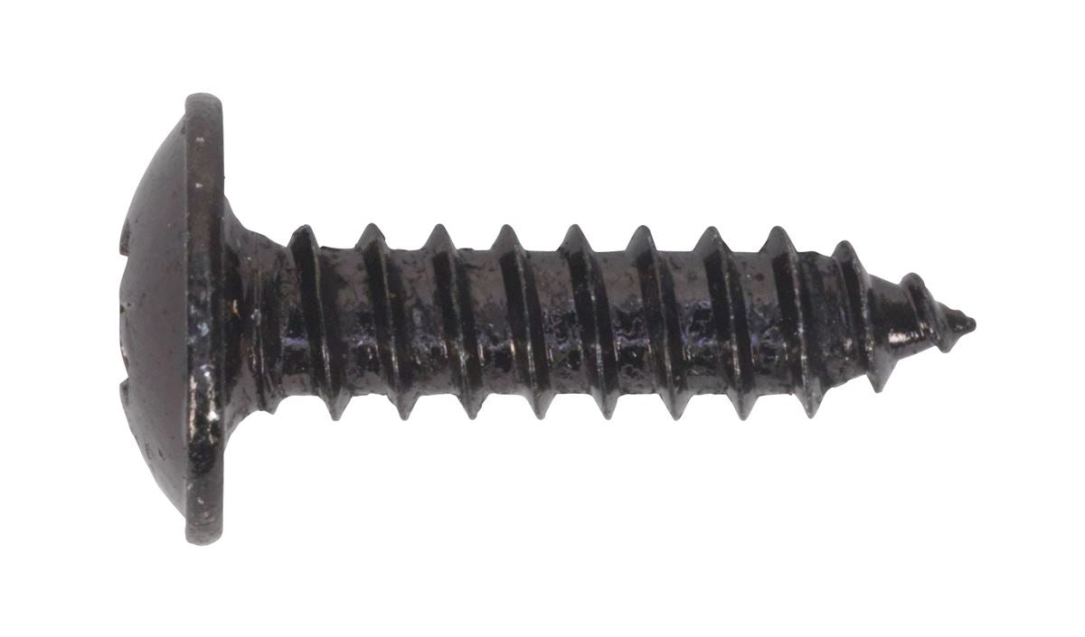 Sealey Self-Tapping Screw 4.2 x 16mm Flanged Head Black Pozi Pack of 100 BST4216