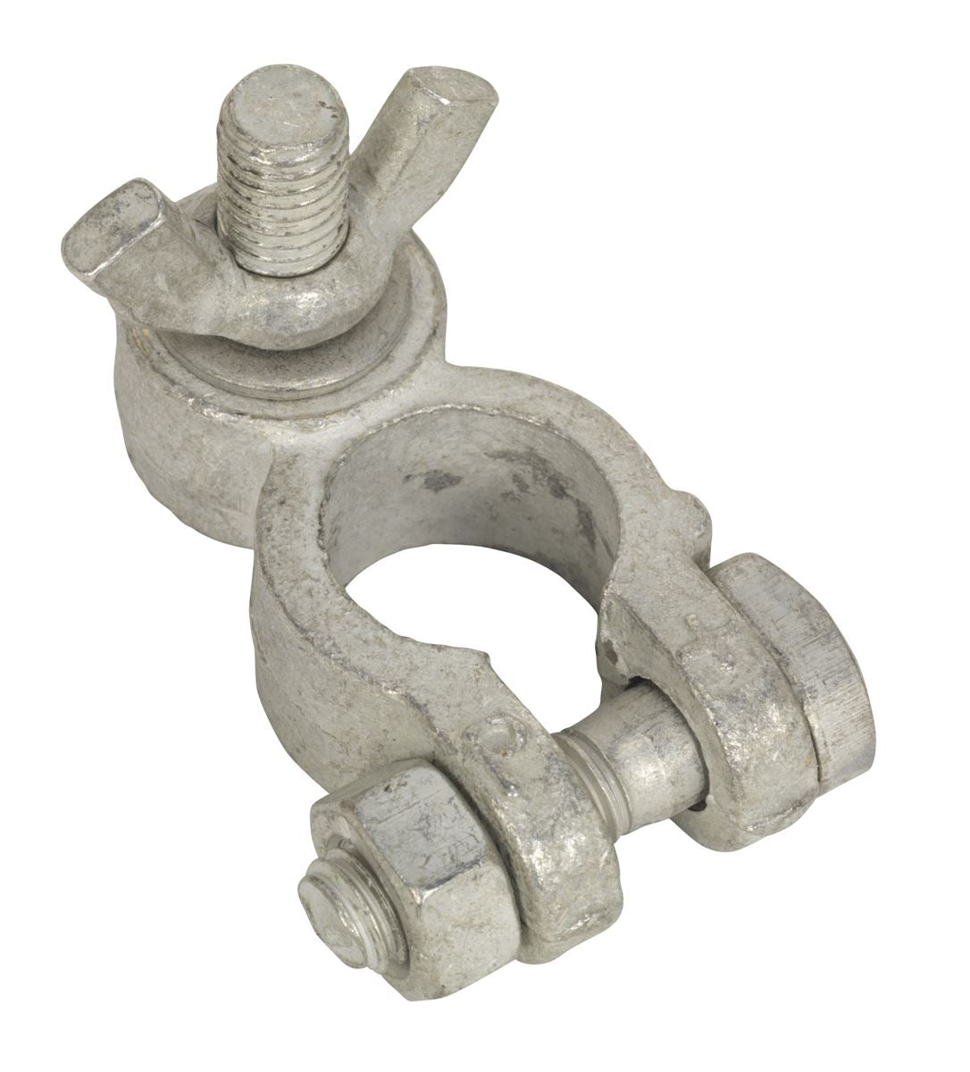 Sealey Battery Terminal - Post with Washer & Wing Nut 24V Positive Pack of 5 BTP23