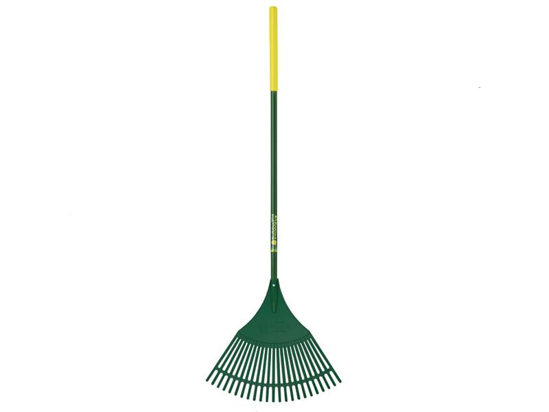 Bulldog Evergreen Plastic Leaf Rake Aluminium Shaft BUL7128
