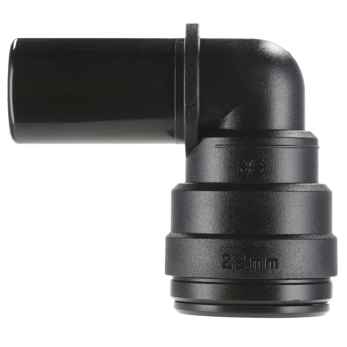 Sealey Air Pipe Stem Elbow 22mm Pack of 2 John Guest Speedfit PM222222E CAS22SE