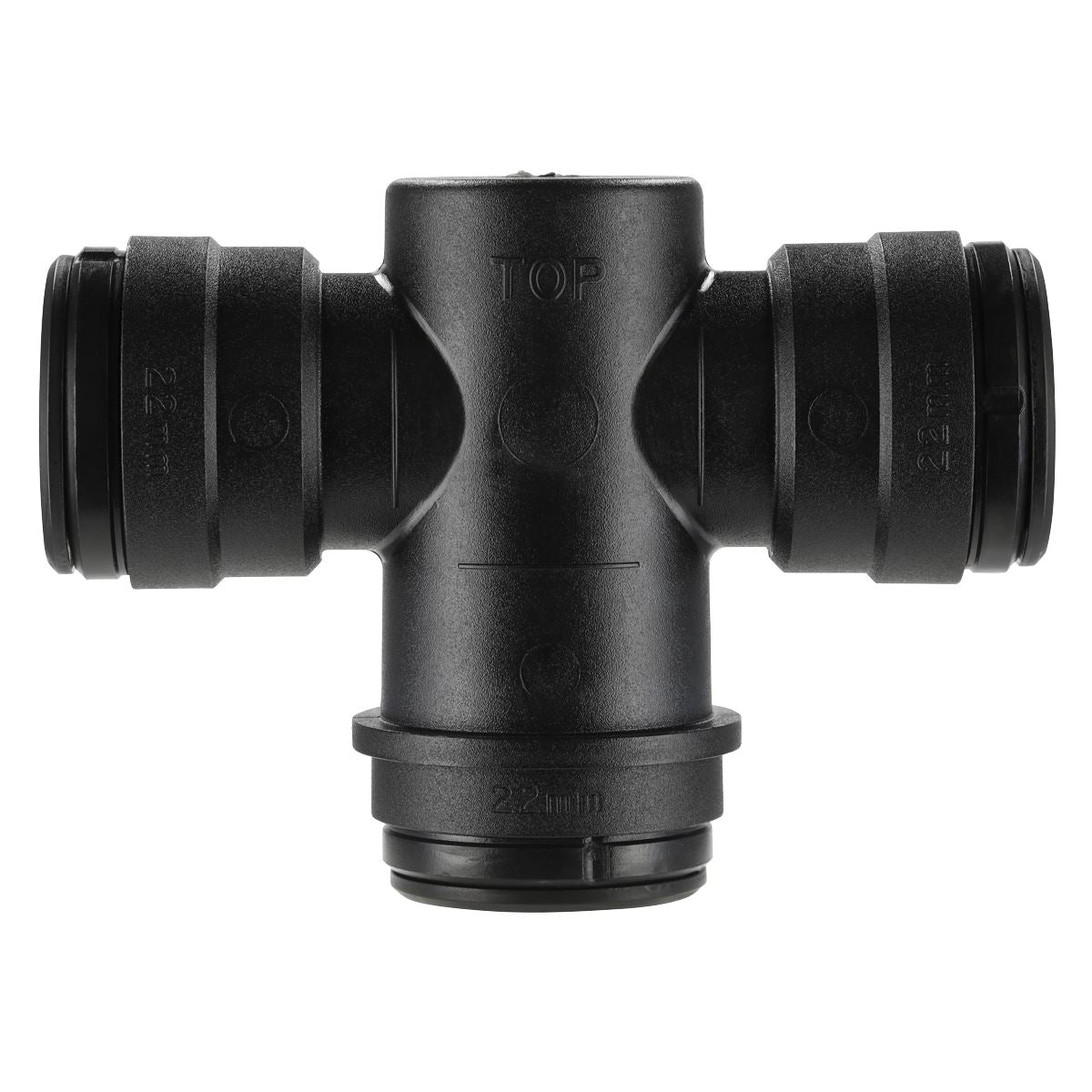 Sealey Equal Water Trap Air Pipe Tee 22mm John Guest Speedfit PMTT22E CAS22WTT