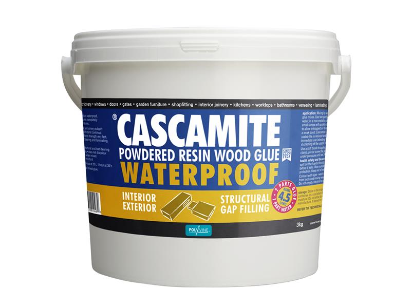 Polyvine Cascamite One Shot Structural Wood Adhesive Tub 3kg CAS3KG