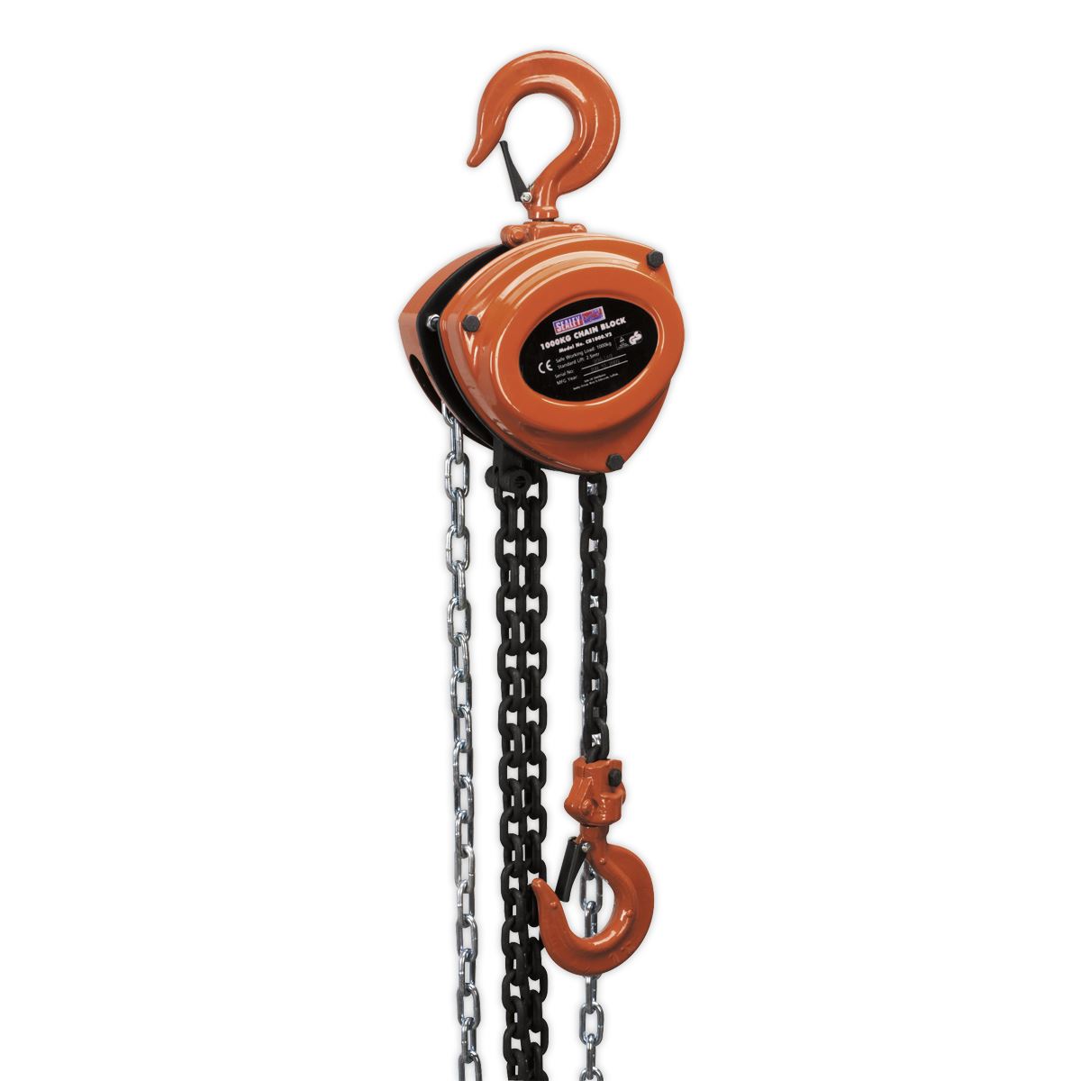 Sealey Chain Block 1 Tonne 2.5m CB1000