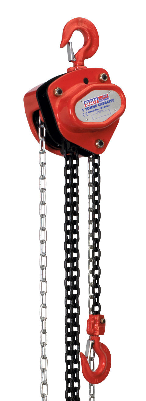 Sealey Chain Block 1 Tonne 2.5m CB1000