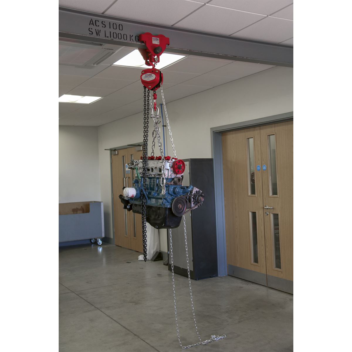 Sealey Chain Block 1 Tonne 2.5m CB1000