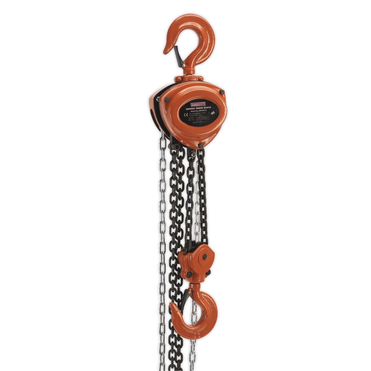 Sealey Chain Block 2 Tonne 3m CB2000