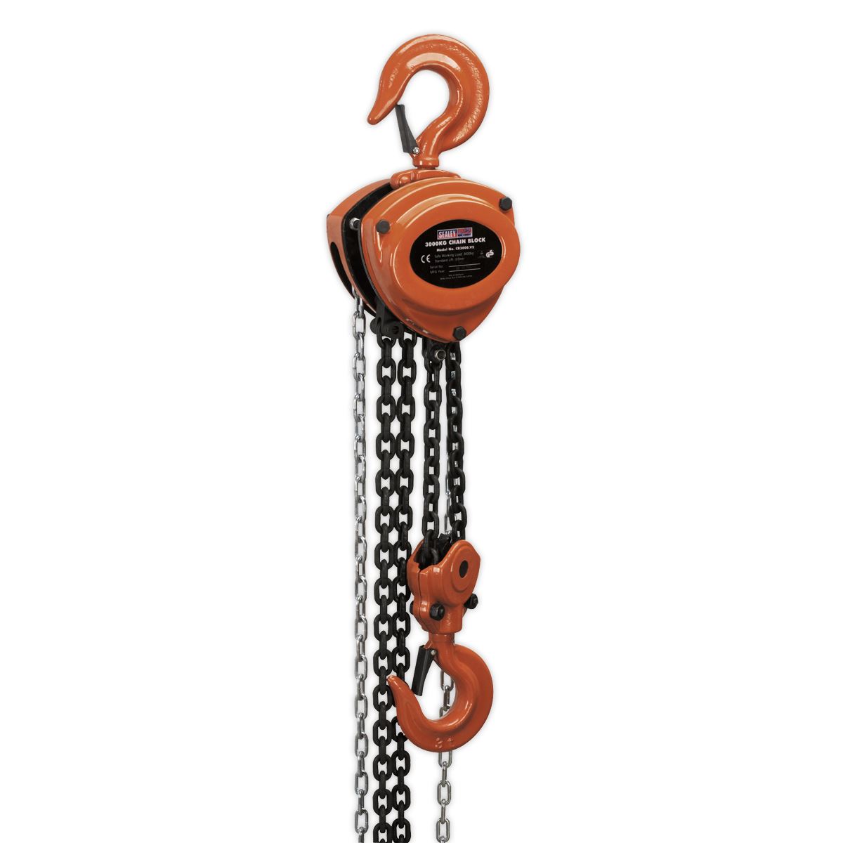 Sealey Chain Block 3 Tonne 3m CB3000