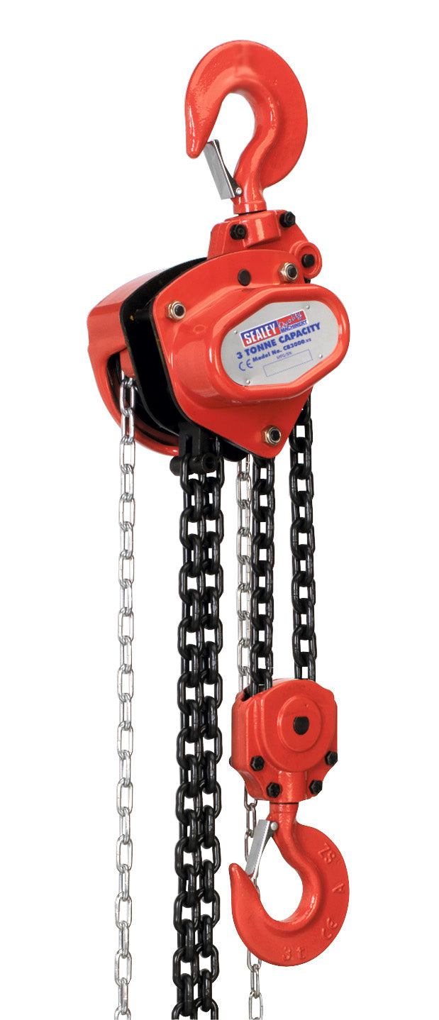 Sealey Chain Block 3 Tonne 3m CB3000