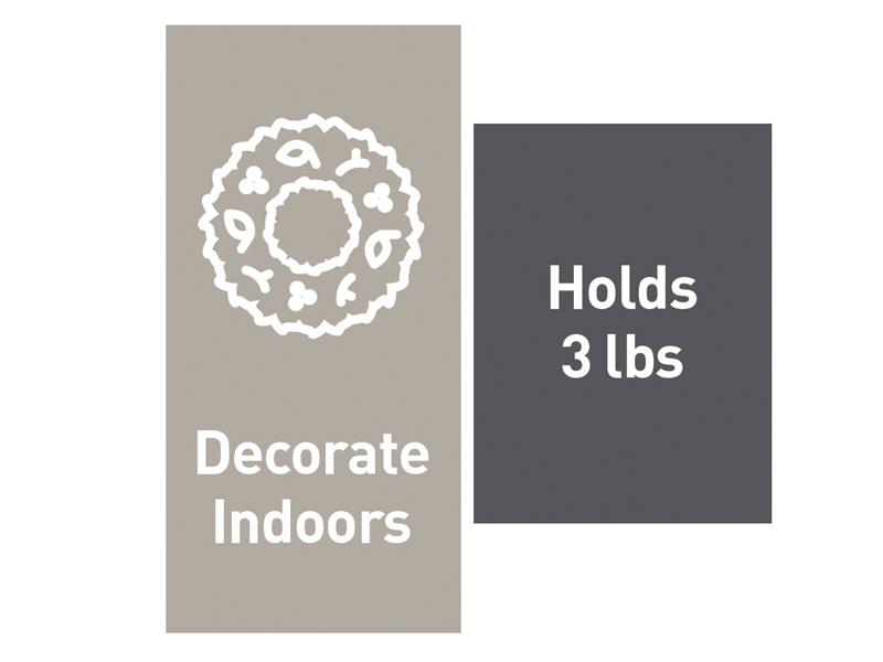 Command™ Medium Designer Hook, Brushed Nickel Effect COM17081BNES