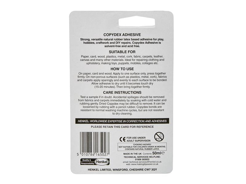 Copydex Copydex Adhesive Tube 50ml COPTUBE