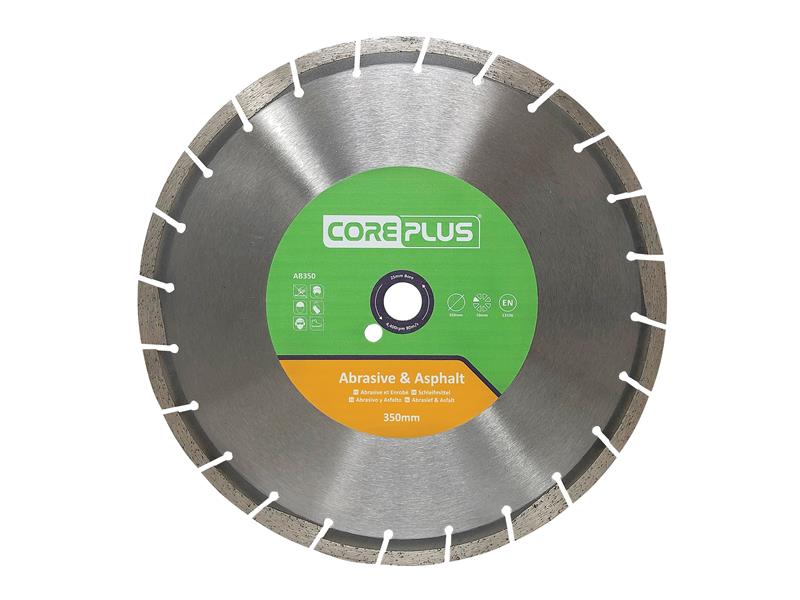 CorePlus AB350 Abrasive & Asphalt Diamond Blade 350mm CORDBAB350