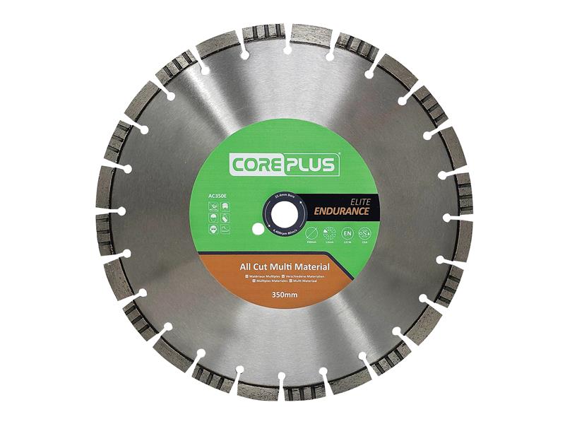 CorePlus AC350E Elite All Cut Multi-Material Diamond Blade 350mm CORDBAC350E