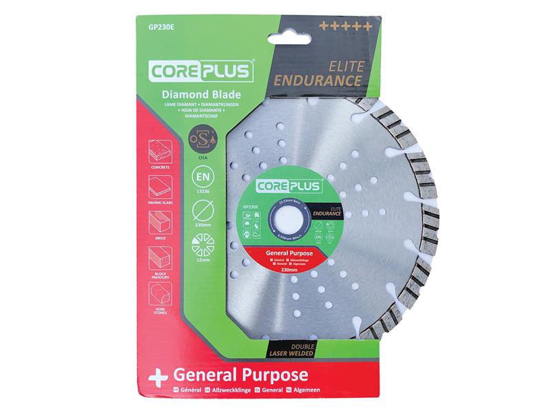 CorePlus GP230E Elite General-Purpose Diamond Blade 230mm CORDBGP230E
