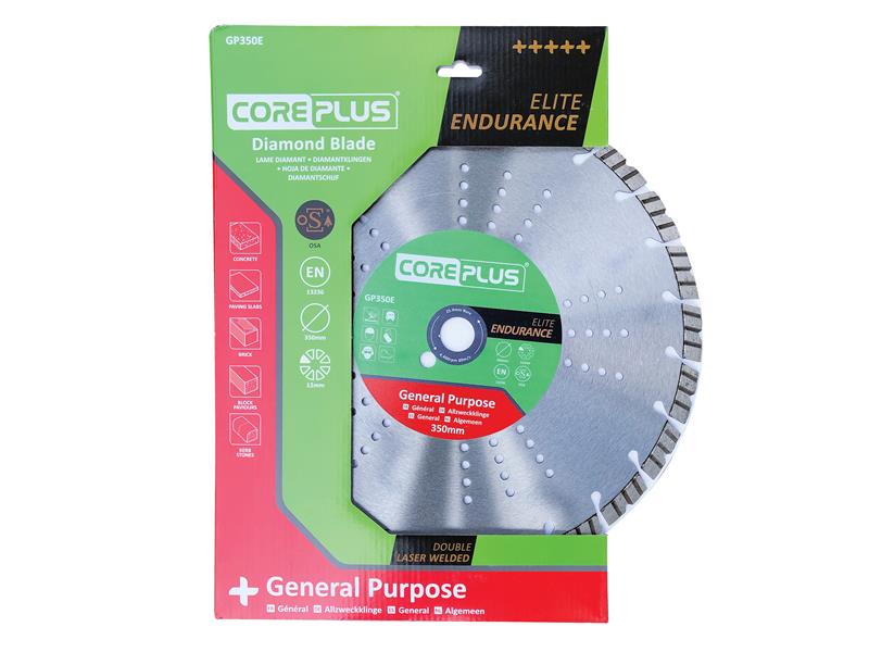 CorePlus GP350E Elite General-Purpose Diamond Blade 350mm CORDBGP350E