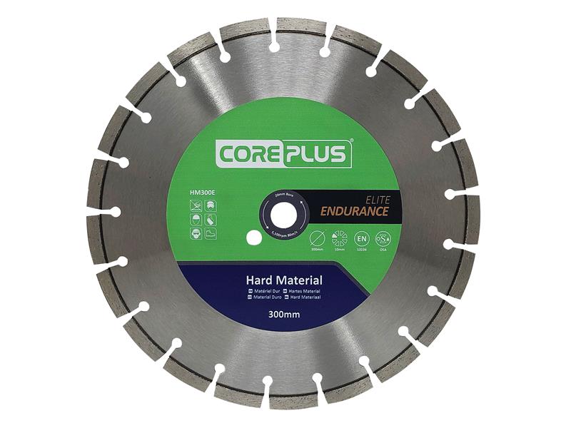 CorePlus HM300E Elite Hard Material Turbo Diamond Blade 300mm CORDBHM300E