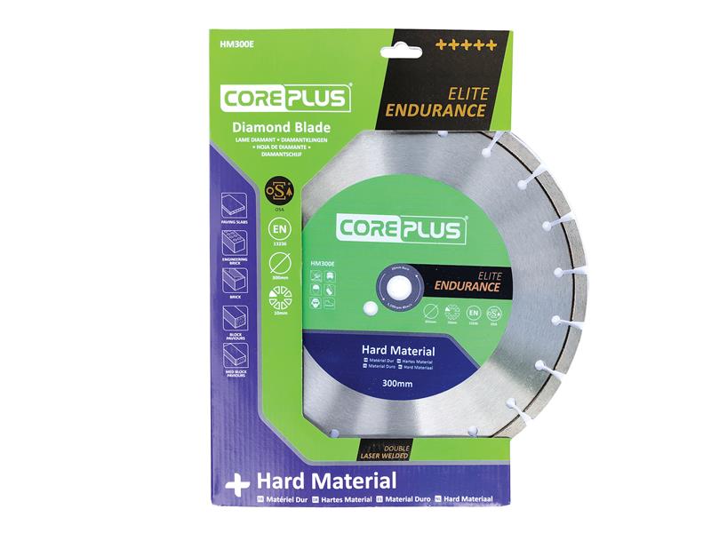 CorePlus HM300E Elite Hard Material Turbo Diamond Blade 300mm CORDBHM300E