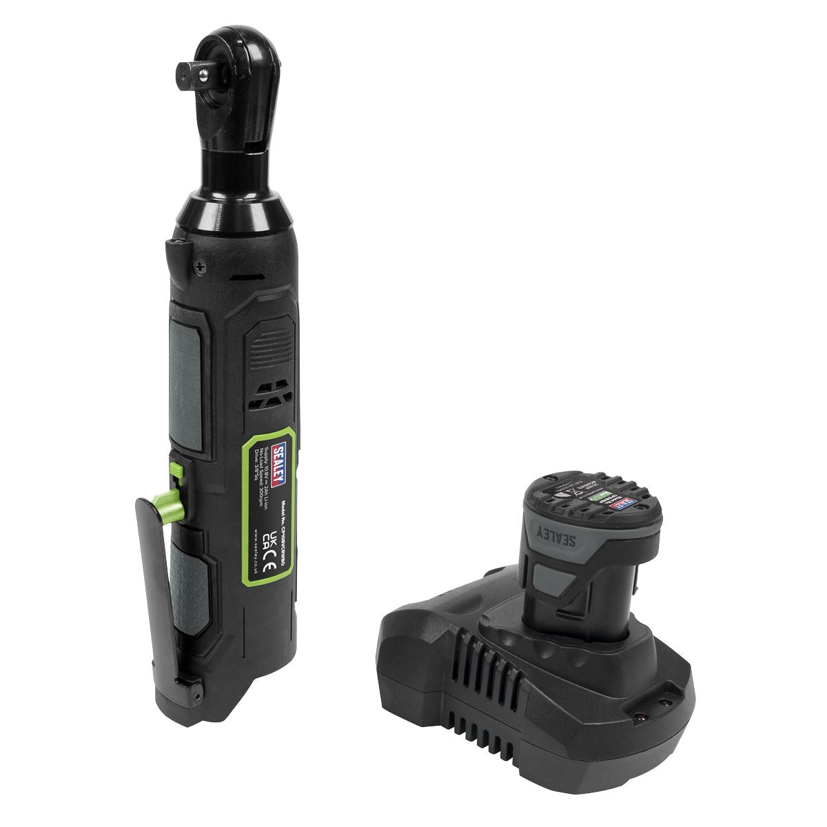 Sealey 3/8"D Cordless Ratchet Wrench 10.8V SV10.8 Series Body Only CP108VCRWBO