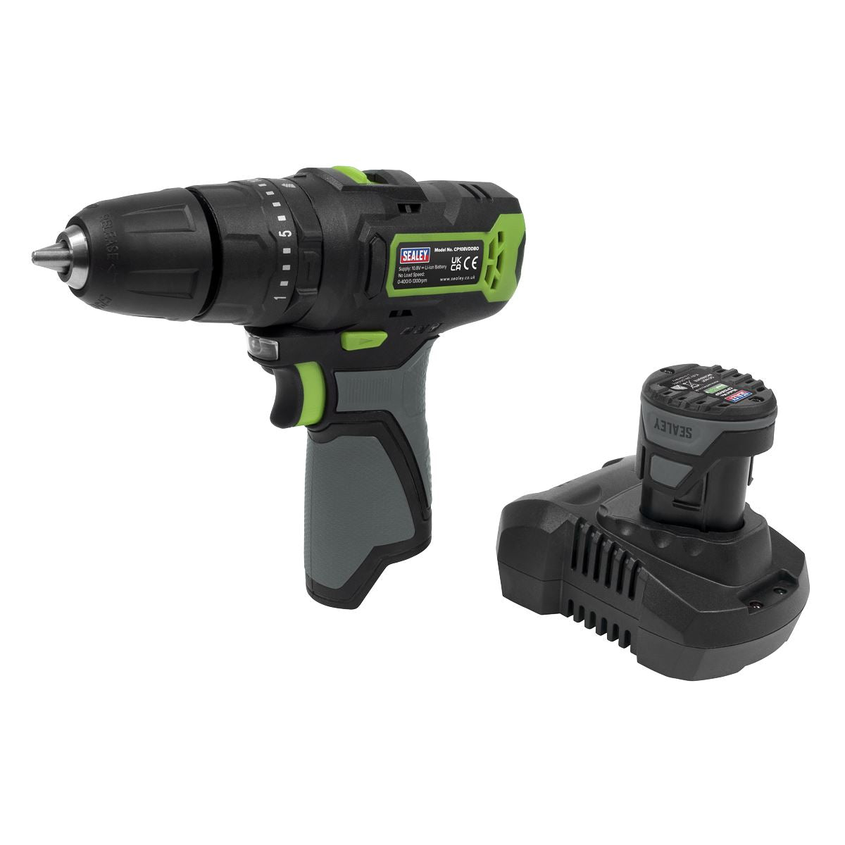 Sealey Cordless Combi Drill �10mm 10.8V SV10.8 Series - Body Only CP108VDDBO