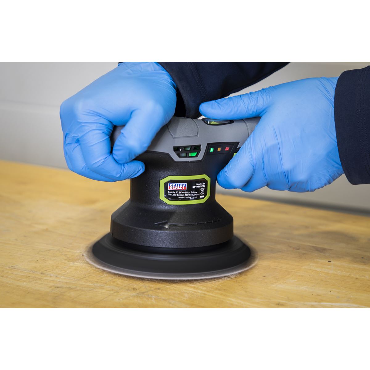 Sealey �150mm Dual Action Sander/Polisher 10.8V SV10.8 Series - Body Only CP108VSPBO
