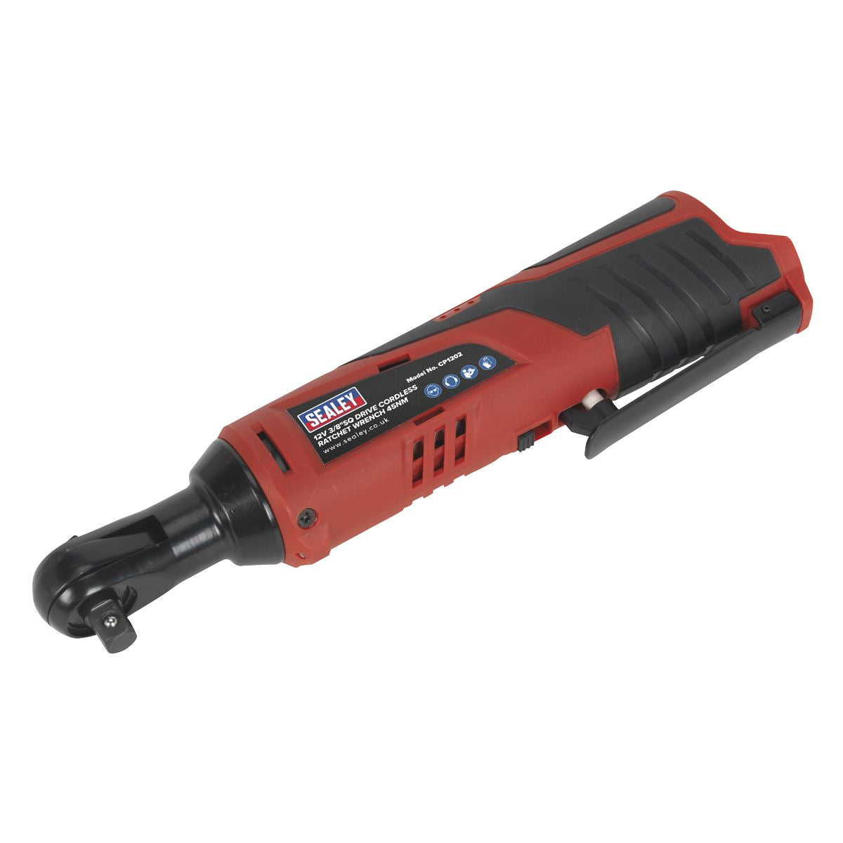 Sealey Cordless Ratchet Wrench 3/8"Sq Drive 12V SV12 Series - Body Only CP1202