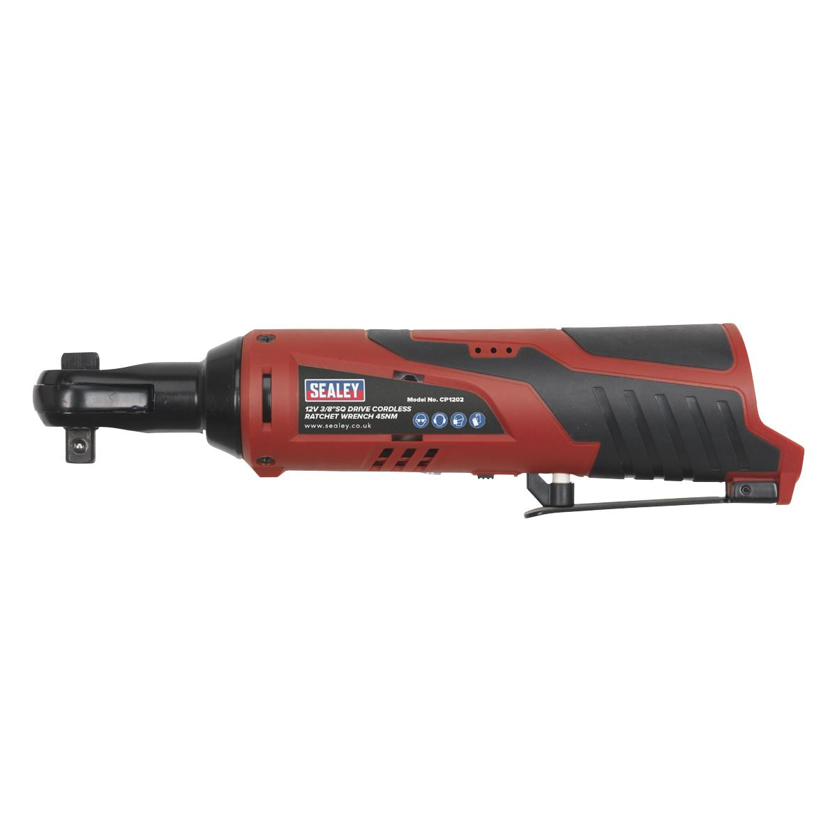 Sealey Cordless Ratchet Wrench 3/8"Sq Drive 12V SV12 Series - Body Only CP1202