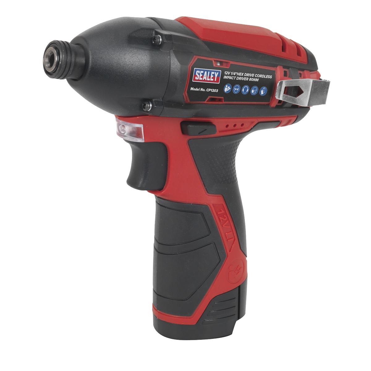 Sealey Cordless Impact Driver 1/4"Hex Drive 12V SV12 Series - Body Only CP1203