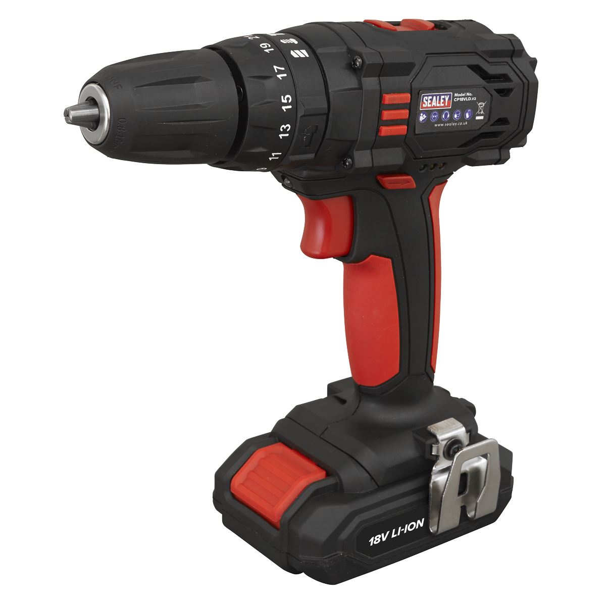Sealey 18V �10mm Cordless Combi Drill CP18VLD