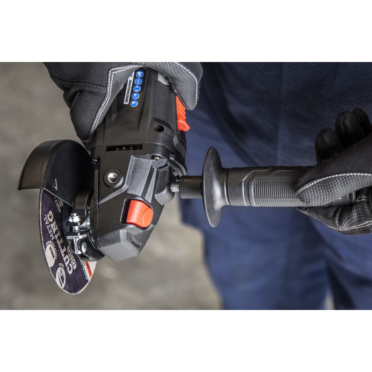 Sealey Brushless Angle Grinder �115mm 20V SV20 Series - Body Only CP20VAGX