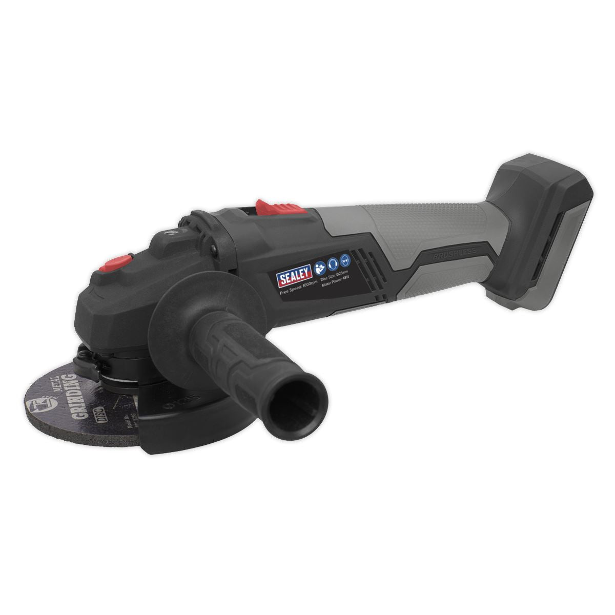 Sealey Brushless Angle Grinder �115mm 20V SV20 Series - Body Only CP20VAGX