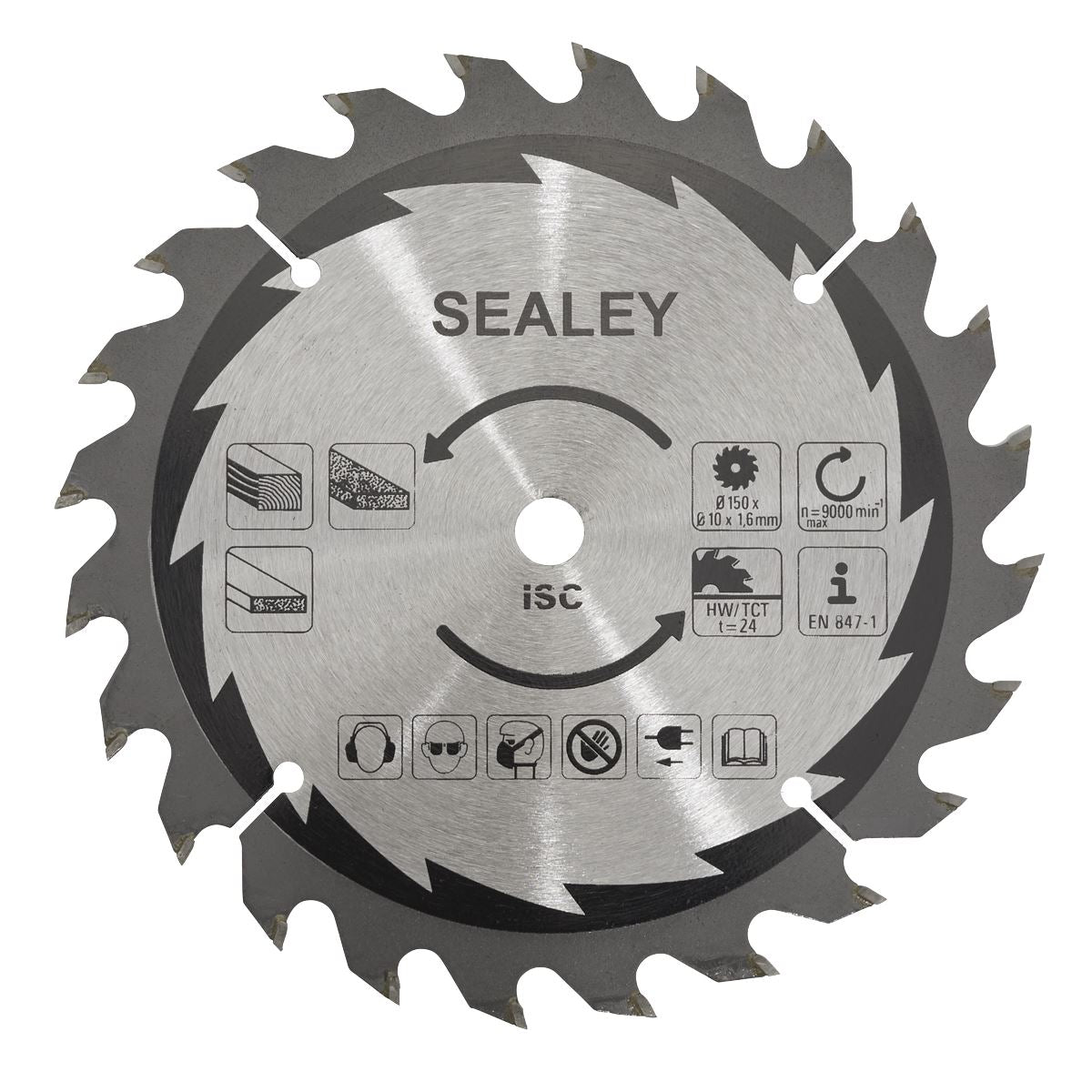 Sealey Cut-Off Saw Blade �150 x 1.6mm/�10mm 24tpu CP20VCS.03