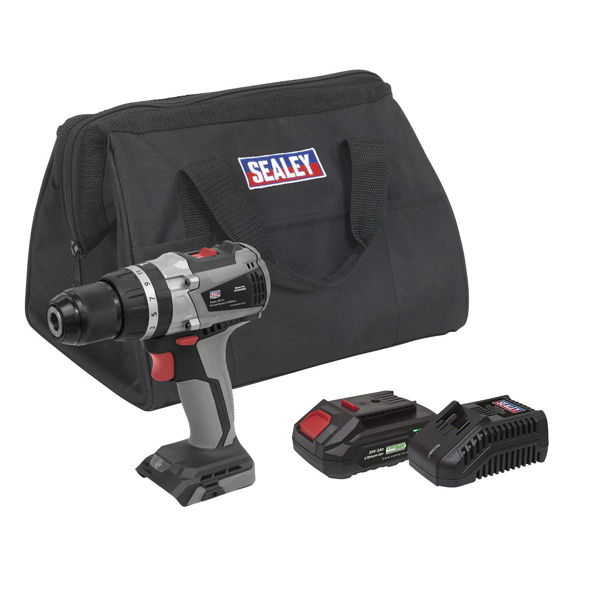 Sealey Brushless Combi Drill Kit �13mm 20V 2Ah SV20 Series CP20VDDXKIT1