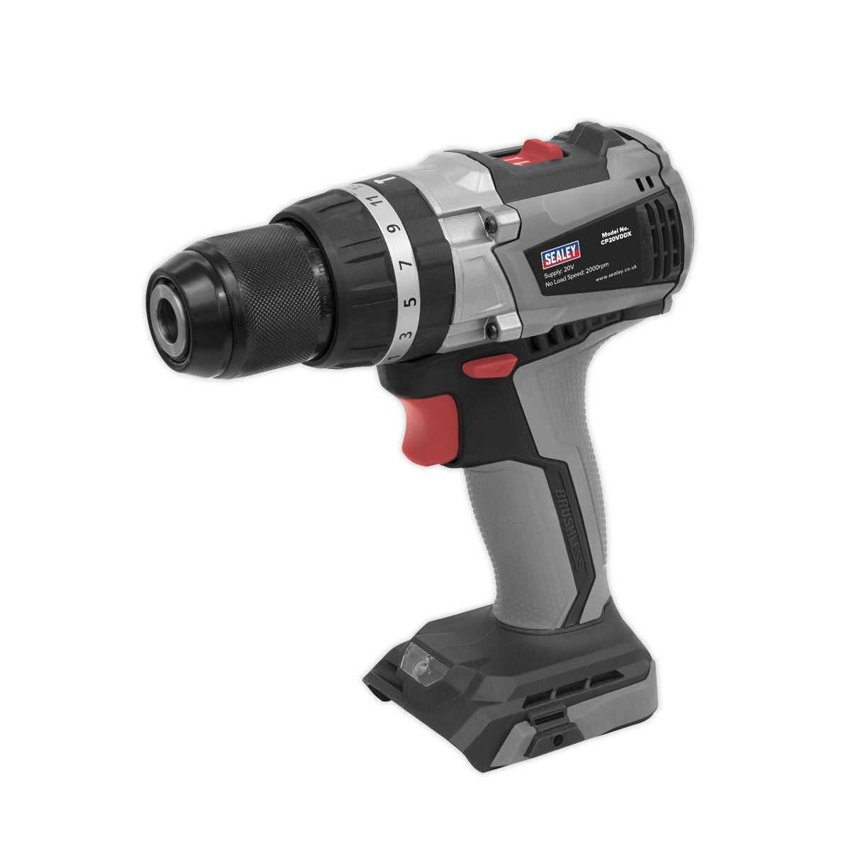 Sealey Brushless Combi Drill �13mm 20V SV20 Series - Body Only CP20VDDX