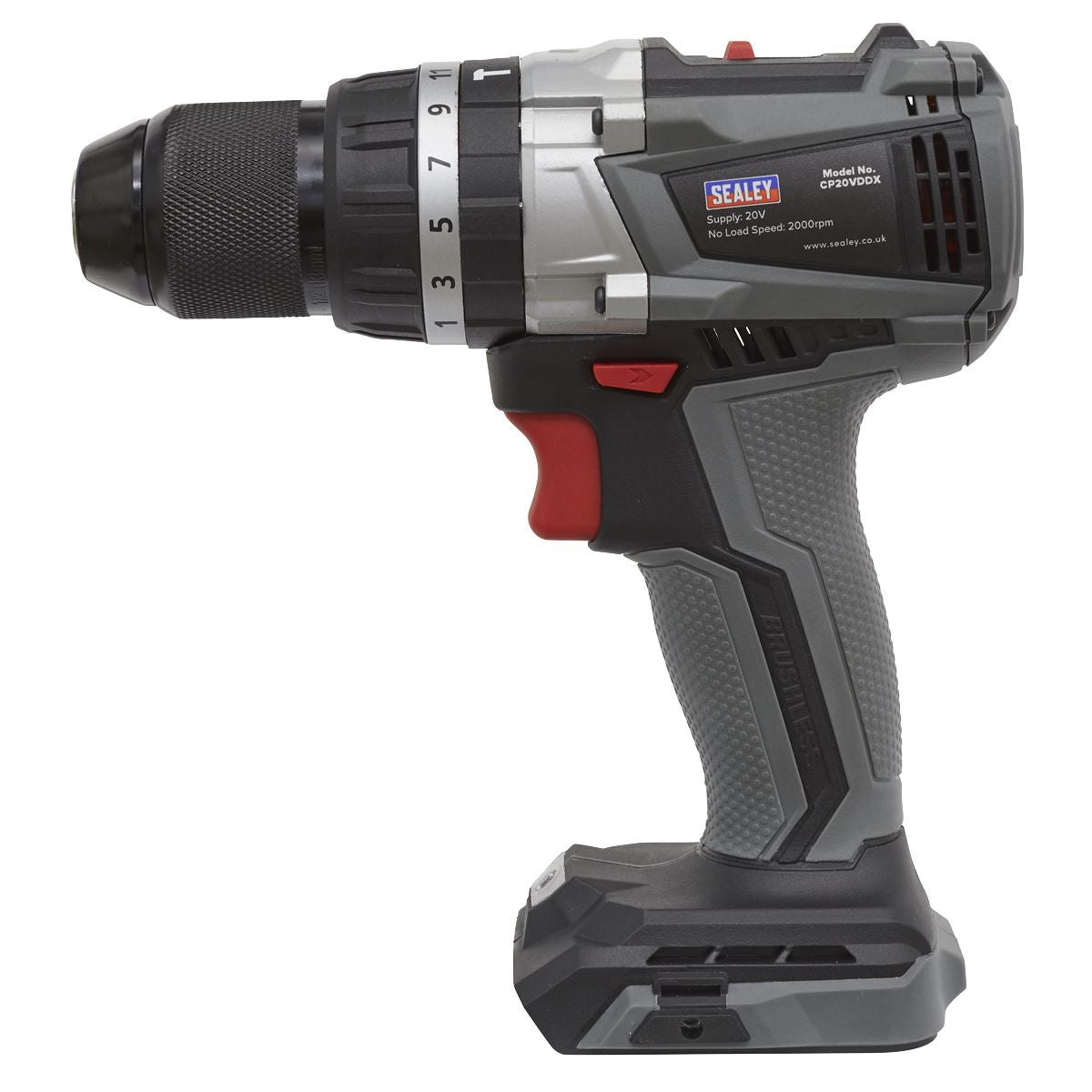Sealey Brushless Combi Drill �13mm 20V SV20 Series - Body Only CP20VDDX