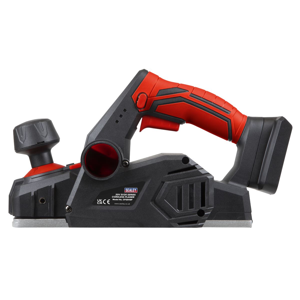 Sealey Cordless Planer 20V SV20 Series Planing Width 82mm Body Only CP20VEP