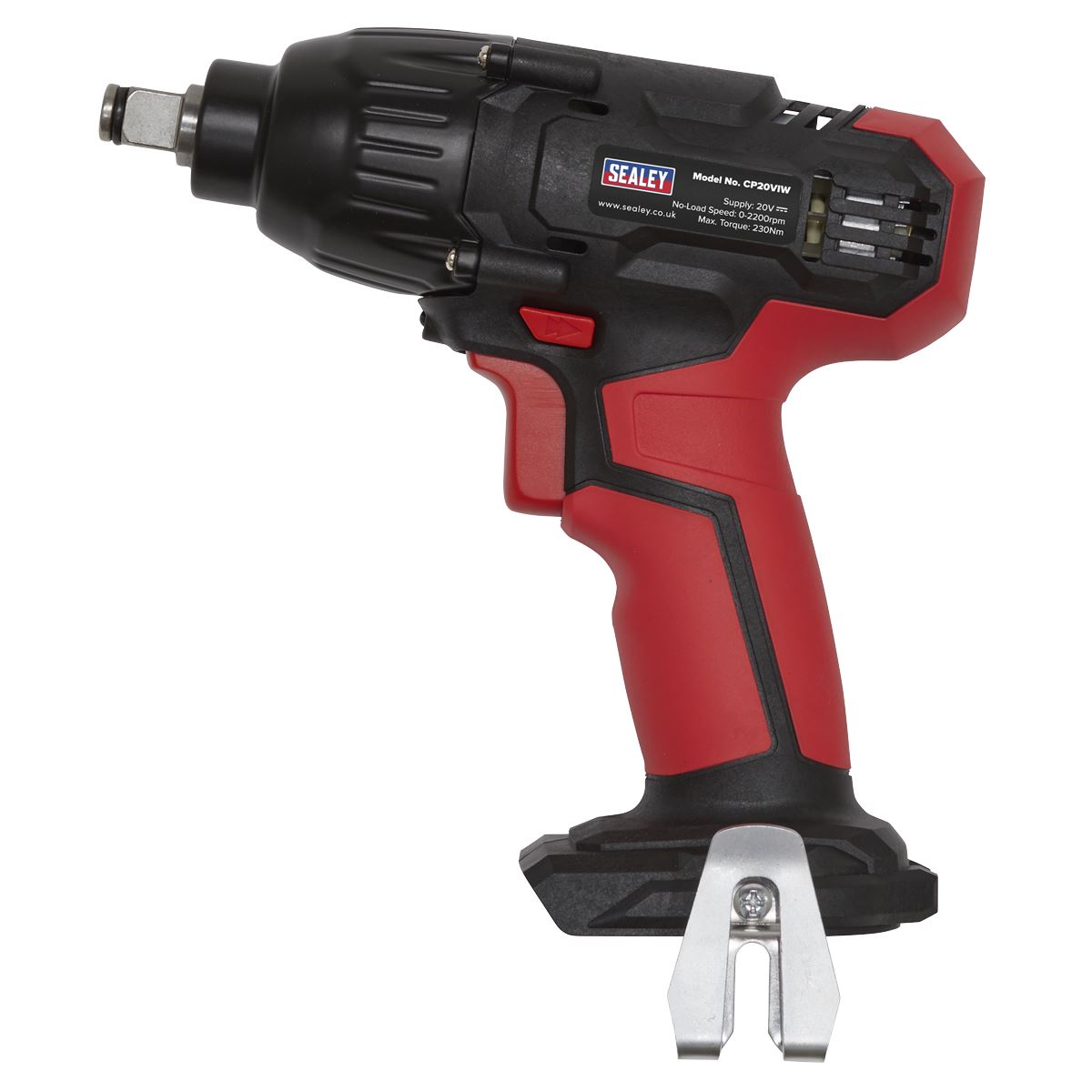 Sealey Impact Wrench 20V SV20 Series 1/2"Sq Drive - Body Only CP20VIW