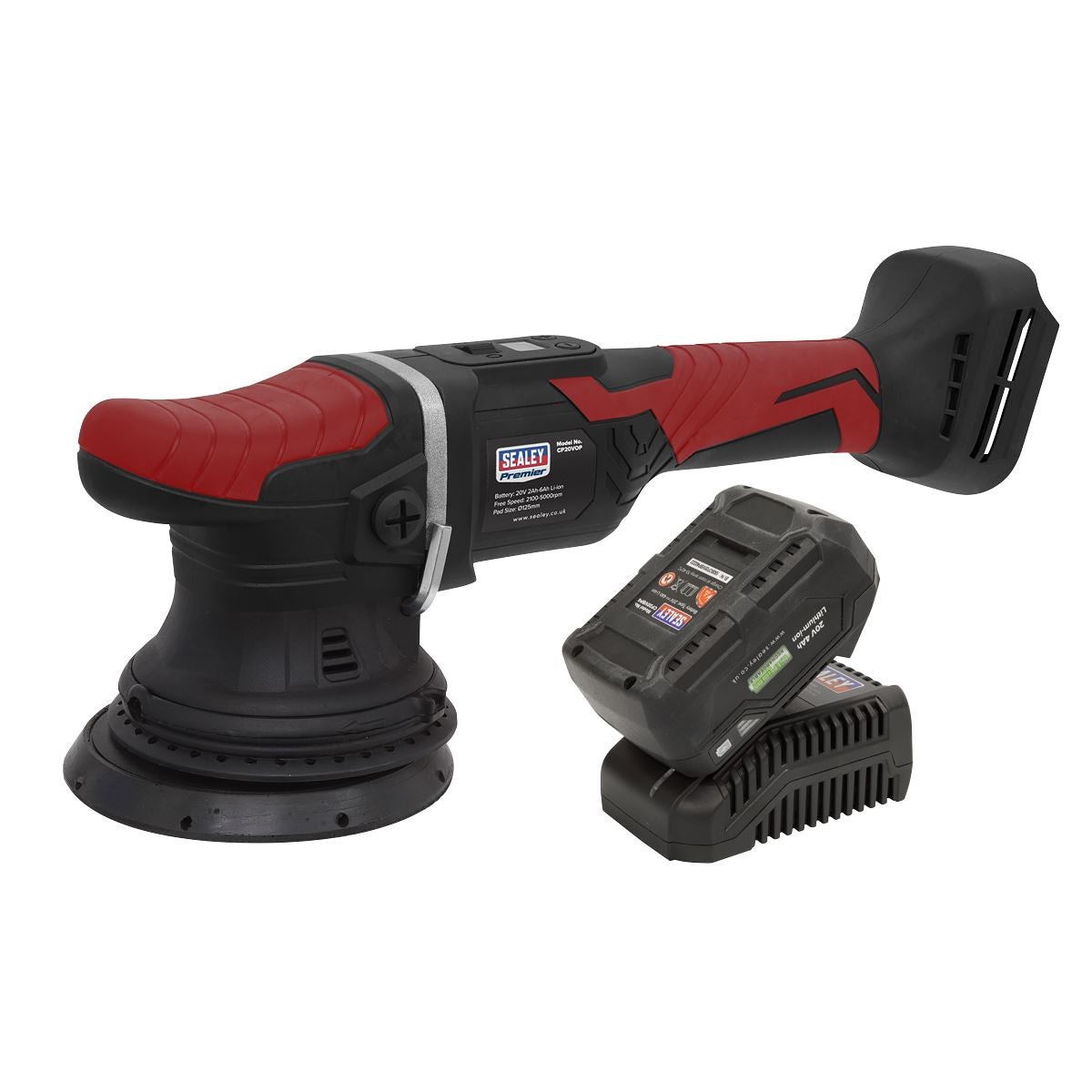 Sealey Cordless Orbital Polisher Kit 20V SV20 Series �125mm CP20VOPKIT