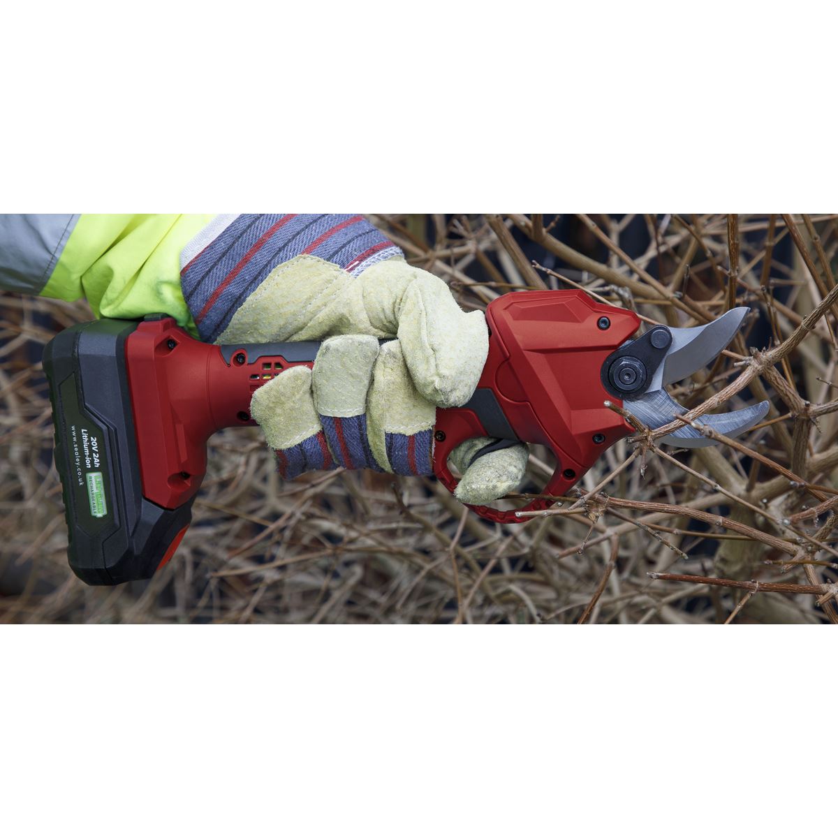 Sealey Cordless Pruning Shears Kit 20V 2Ah SV20 Series 2 Batteries CP20VPSKIT